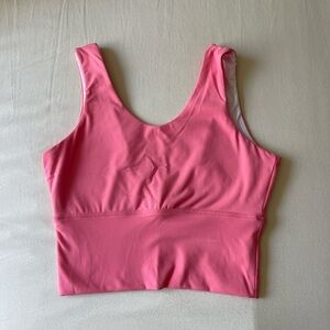 nvgtn hot pink crop tank